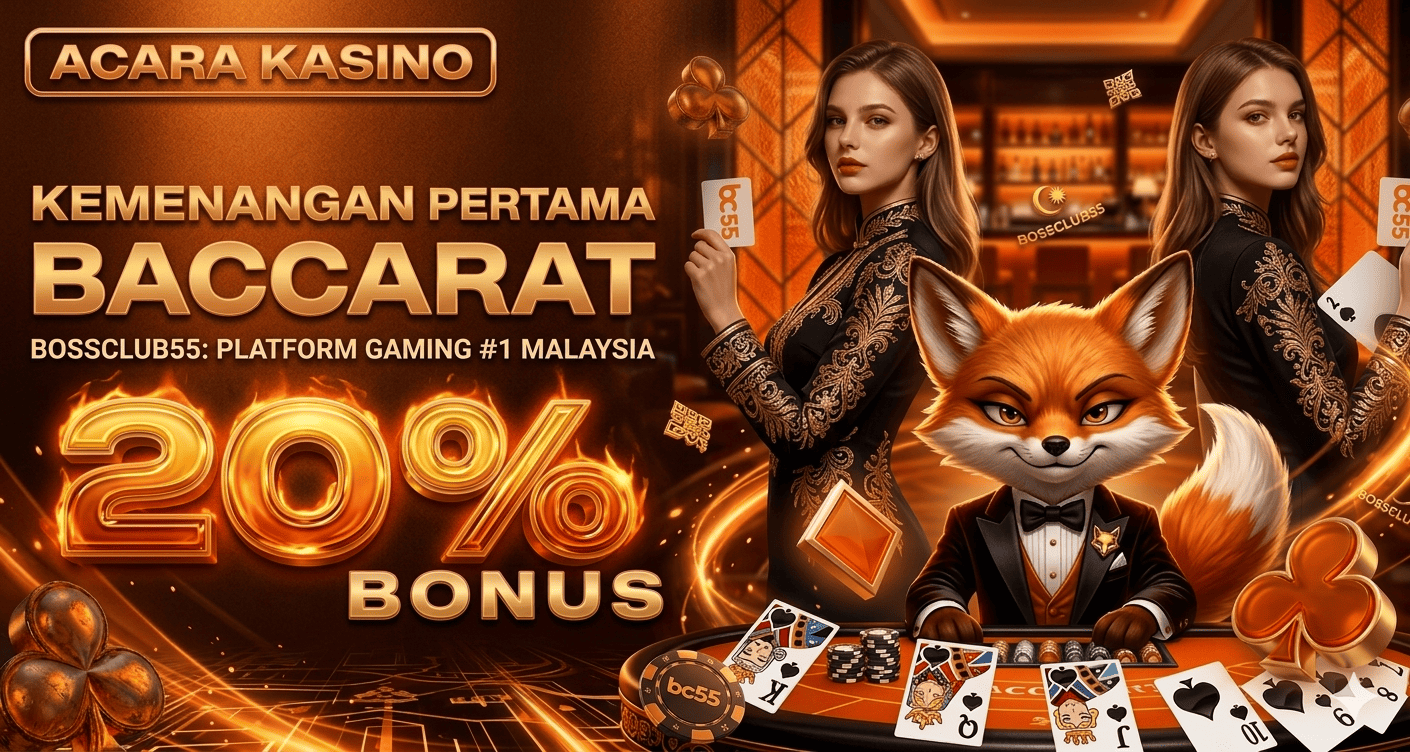 Casino Event Baccarat First Win 20% Bonus BC55