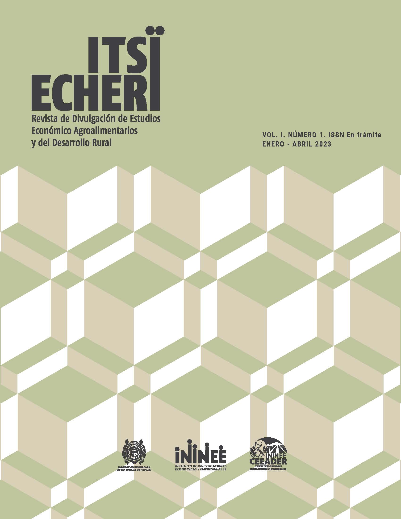 Portada de ITSI ECHERI Revista de Divulgación de Estudios Ecómico Agroalimentarios y del Desarrollo Rural