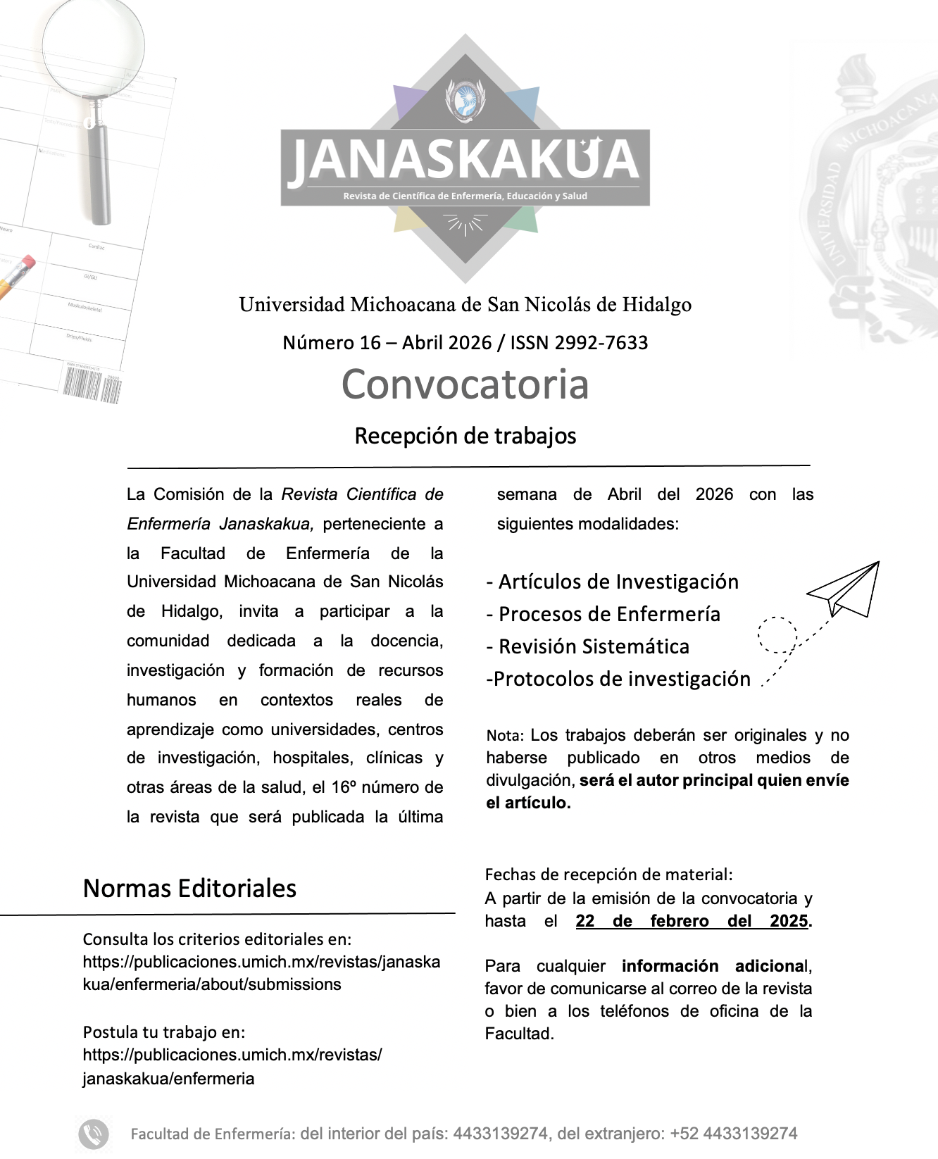 convocatoria